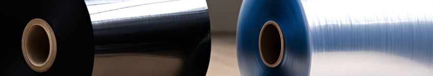 Filme Stretch Preto x Transparente